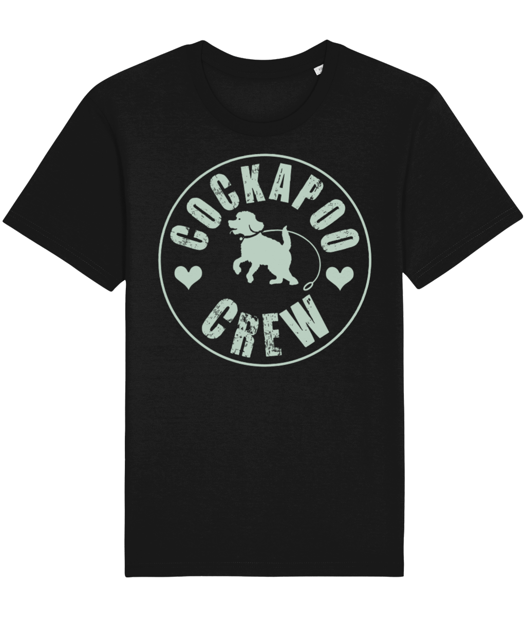 Black cockapoo crew t-shirt