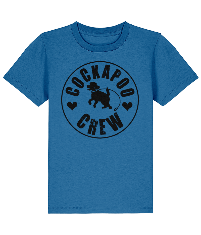 Cockapoo Crew Kids T-shirt (Blue)