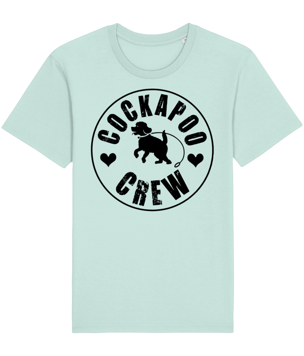 Blue cockapoo crew t-shirt