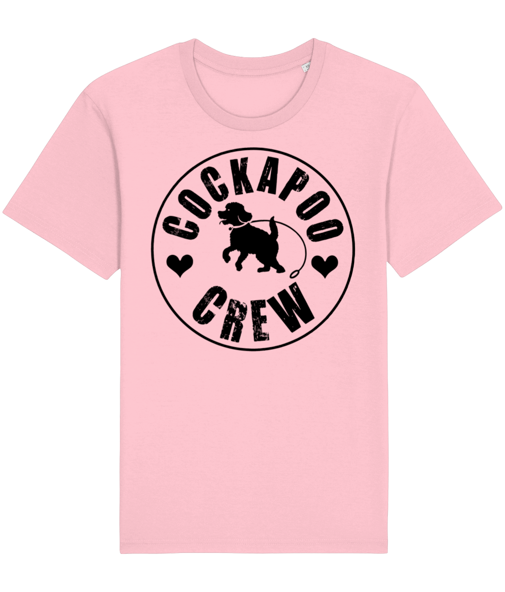 Pink cockapoo crew t-shirt