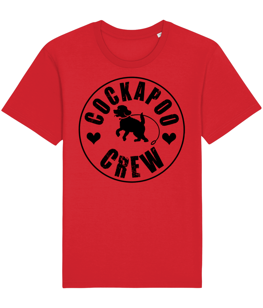 Red cockapoo crew t-shirt
