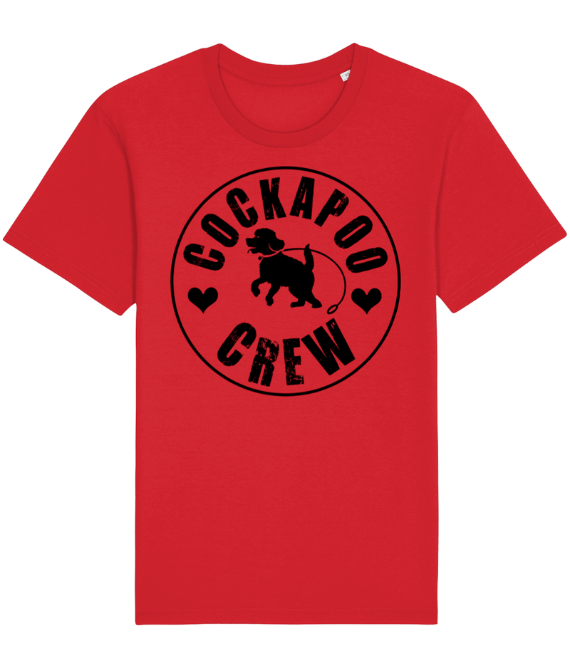 Red cockapoo crew t-shirt